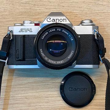 Canon AV-1, Canon Fd 50mm f1.8 *comme neuf 