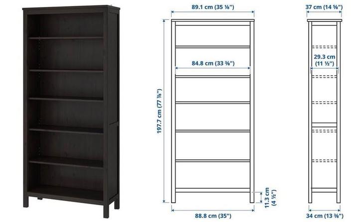 Hemnes IKEA boekenkast/plank/boekenkast, Huis en Inrichting, Overige Huis en Inrichting, Zo goed als nieuw, Ophalen