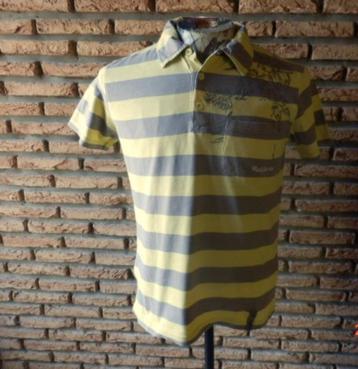 (24)- tee shirt homme t.S jaune gris disponible aux enchères