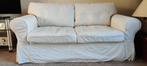 Witte 2-zit Ektorp, Maison & Meubles, Canapés | Salons, 75 à 100 cm, Enlèvement, Utilisé, Ektorp