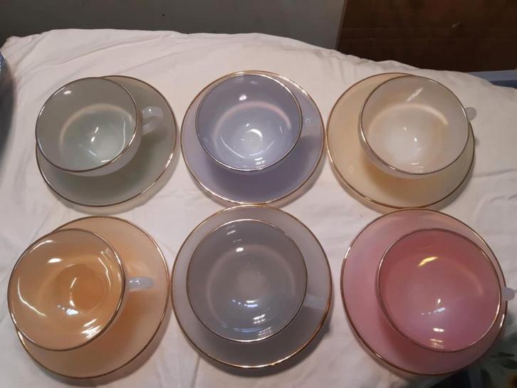 service à café vintage Arlequin, Antiek en Kunst, Antiek | Servies compleet, Ophalen