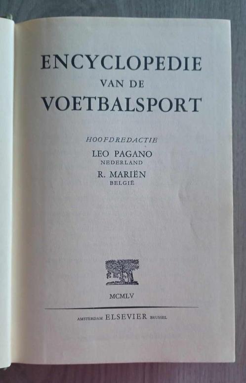 Encyclopedie van de voetbalsport 1955 1e druk, Livres, Livres de sport, Utilisé, Enlèvement ou Envoi