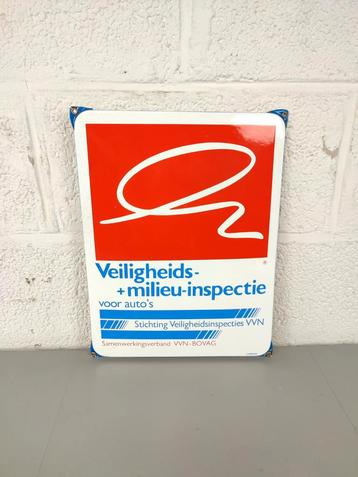 Emaille bord veiligheids en milieuinspectie beschikbaar voor biedingen