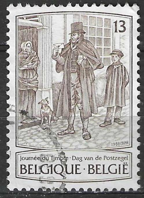 Belgie 1988 - Yvert/OBP 2279 - Dag van de Postzegel (ST), Postzegels en Munten, Postzegels | Europa | België, Gestempeld, Kunst
