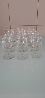 Set van 12 wijnglazen, Huis en Inrichting, Ophalen of Verzenden, Zo goed als nieuw, Glas