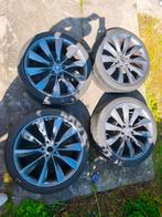 Tesla Model S 21inch Turbine breedset:  265/35/21- 245/35/21, Auto-onderdelen, Banden en Velgen, Ophalen, Gebruikt, Banden en Velgen