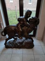 Mooi apart stuk bronze beeld met een Mooi verhaal, Ophalen