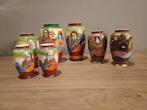 Set Japanse Satsuma vaasjes, Antiek en Kunst, Ophalen