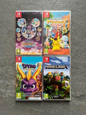 4 Nintendo Switch Games | 20€/stuk of 70€ alles beschikbaar voor biedingen