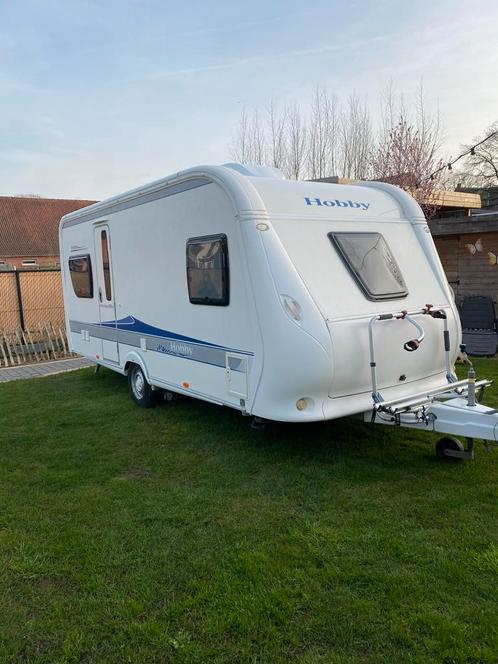 Caravan hobby 495A bomvol opties beschikbaar vanaf 7 juli, Caravans en Kamperen, Caravans, Particulier, tot en met 4, 1000 - 1250 kg