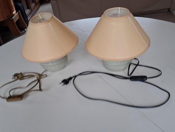 Nachtlampjes, Maison & Meubles, Lampes | Lampes de table, Utilisé, Moins de 50 cm, Tissus, Enlèvement