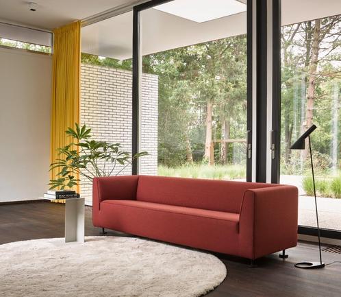 lederen 3zit gelderland, Huis en Inrichting, Zetels | Zetels, Gebruikt, Rechte bank, Driepersoons, 200 tot 250 cm, 75 tot 100 cm