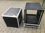 2 x stolp flightcase met uitneembare 19" rack., Muziek en Instrumenten, Behuizingen en Koffers, Flightcase, Gebruikt, Overige instrumenten