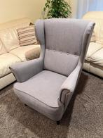 IKEA Strandmon grijze fauteuil, Huis en Inrichting, Ophalen, 100 tot 125 cm, Zo goed als nieuw, 75 tot 100 cm
