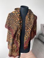 Grote leopard sjaal, Kleding | Dames, Mutsen, Sjaals en Handschoenen, Ophalen of Verzenden, Zo goed als nieuw