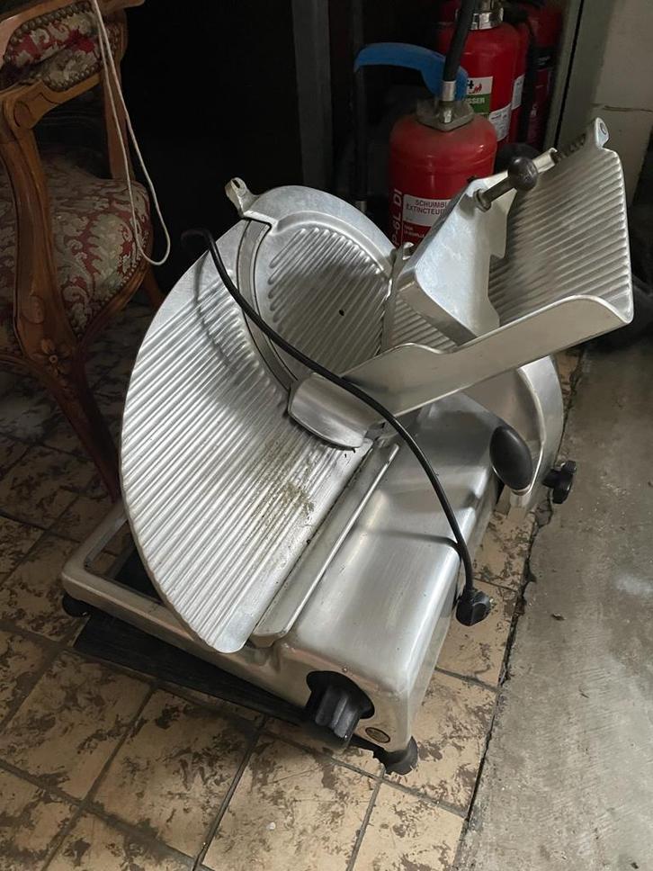 Professionele inox vleessnijmachine Scharfen, Zakelijke goederen, Horeca | Keukenapparatuur, Bakkerij en Slagerij, Gebruikt, Ophalen