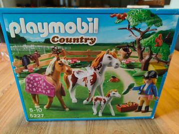 Playmobil Country Paddock met Paardenfamilie – 5227 beschikbaar voor biedingen