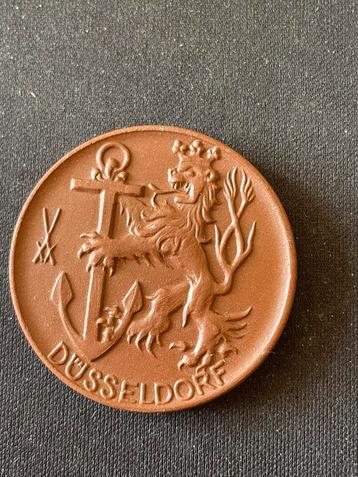 Médaille porcelaine Düsseldorf  Radschlager