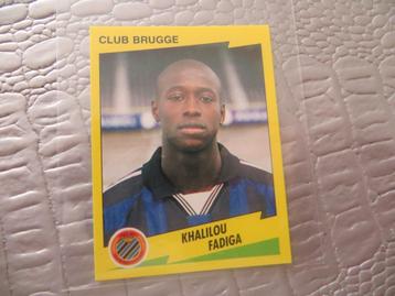 Panini Club Brugge 1998 Fadiga zeer zeldzaam  beschikbaar voor biedingen