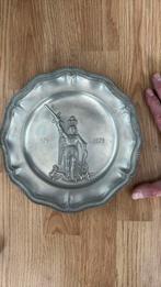 Tinnen bord Brussel, Antiek en Kunst, Antiek | Tin, Ophalen