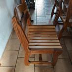 6 chaises en bois chêne, Maison & Meubles, Comme neuf, Bois, Enlèvement