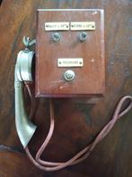 set van twee vintage telefoons, Antiquités & Art, Enlèvement