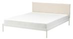 Bed 140x200 cm (Luik) /bed 140x200 cm (Luik), Huis en Inrichting, Slaapkamer | Bedden, Ophalen, Gebruikt, Beige, Tweepersoons