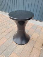 Tabouret Tam Tam vintage plastique noir, Enlèvement, Utilisé