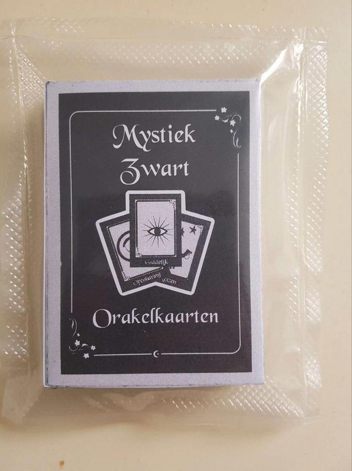 Orakelkaarten Mystiek Zwart. Gratis verzending, Hobby en Vrije tijd, Gezelschapsspellen | Kaartspellen, Nieuw, Ophalen of Verzenden