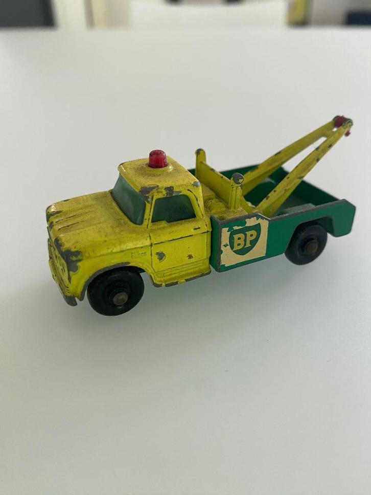 Matchbox Lesney 1/87 no13 Dodge Wreck Truck, 1965, Hobby en Vrije tijd, Modelauto's | 1:87, Gebruikt, Bus of Vrachtwagen, Lesney
