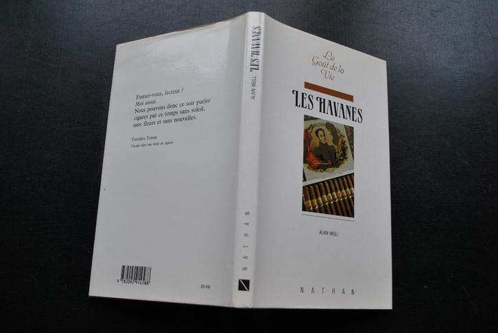 WEILL LES HAVANES LE GOUT DE LA VIE NATHAN 1990 - cigare, Collections, Articles de fumeurs, Briquets & Boîtes d'allumettes, Utilisé