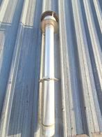 Schouwbuis inox Nog 4stuken van 5 over, Doe-het-zelf en Bouw, Buizen en Afvoer, Ophalen, Zo goed als nieuw, Inox