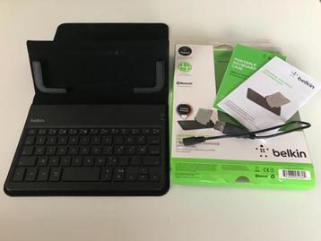 Keyboard case 7" tablet Belkin, Belkin, Enlèvement ou Envoi, Protection faces avant et arrière, Comme neuf