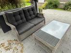 Loungeset Rotan, Tuin en Terras, Ophalen, 4 zitplaatsen, Gebruikt, Rotan