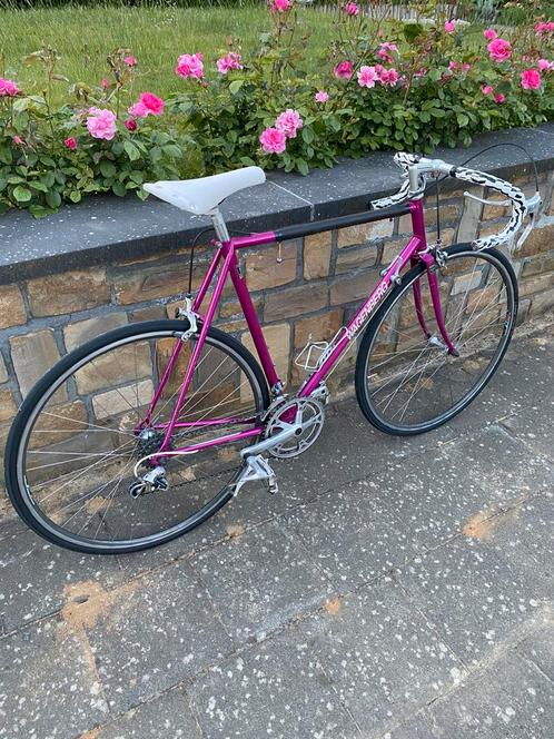 Roze retro koersfiets, Fietsen en Brommers, Fietsen | Racefietsen, Ophalen
