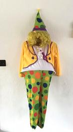 Clown setje , kostuum en pruik en hoedje, Garçon ou Fille, Enlèvement ou Envoi