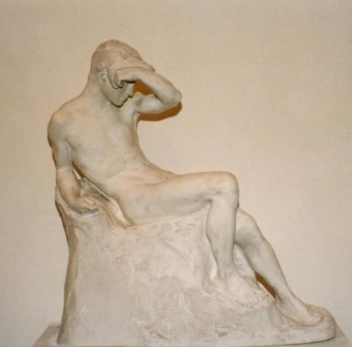 ca 1907 Charles DE BRICHY Gand nu masculin, modèle original, Antiquités & Art, Art | Sculptures & Bois, Enlèvement