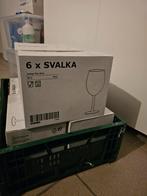 Ikea SVALKA Wijnglazen 120 st (20 dozen x 6 glazen/doos), Ophalen, Zo goed als nieuw, Bord(en)