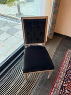 Stoelen, grote tafel met zwart marmeren blad en salontafel, Ophalen, Zo goed als nieuw