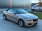 BMW 218i Cabrio 2015 100.000km Automaat / leder navi airco, Auto's, BMW, Automaat, Euro 6, Particulier, Cabriolet