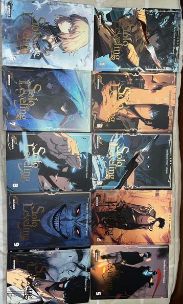 Lot 10 tomes Solo Leveling – État NEUF – Moitié prix beschikbaar voor biedingen