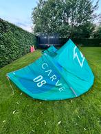 North Carve 8m kite te koop perfecte staat, Watersport en Boten, Kitesurfen, Ophalen of Verzenden, Kite, 8 m², Zo goed als nieuw