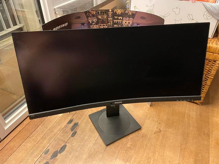 Philips curve 34”, Informatique & Logiciels, Moniteurs, Comme neuf, DisplayPort, Gaming, Haut-parleurs intégrés, VA, Enlèvement