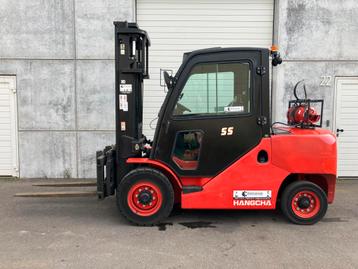 Heftruck Hangcha 5,5 ton gas MET GARANTIE beschikbaar voor biedingen