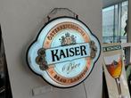 KAISER bier oude reclame lichtbak, Verzamelen, Gebruikt, Ophalen of Verzenden, Lichtbak of (neon) lamp