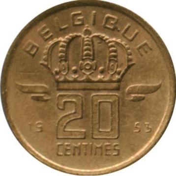 Belgische kleine muntjes. beschikbaar voor biedingen