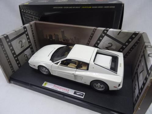 FERRARI Testarossa White MIAMI VICE 1/18 H.W. ELITE Neuve +B, Hobby & Loisirs créatifs, Voitures miniatures | 1:18, Neuf, Voiture