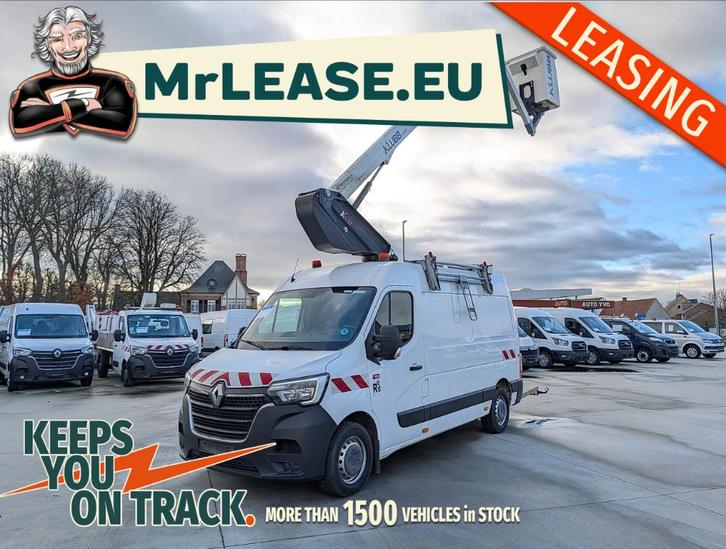 Leasing Hoogtewerker nacelle  Renault Master, Auto's, Bestelwagens en Lichte vracht, Bedrijf, Te koop, ABS, Airbags, Airconditioning