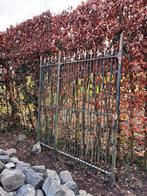 smeedijzeren poort + hekje, Ophalen, Gebruikt