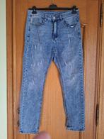 Jeans troué Shein - taille W32, W32 (confectie 46) of kleiner, Gedragen, Blauw, SHEIN